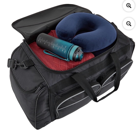 Protege 28 Sports Black Duffel Bag - Picture 2 of 11